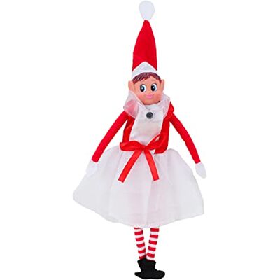Toyland ® Novelty Elf Fancy Dress Outfit Accessoires vestimentaires pour Les lutins de Noël (LA MARIÉE) - Publicité Toyland ® Novelty Elf Fancy Dress Outfit Accessoires vestimentaires pour Les lutins de Noël (LA MARIÉE) - Publicité