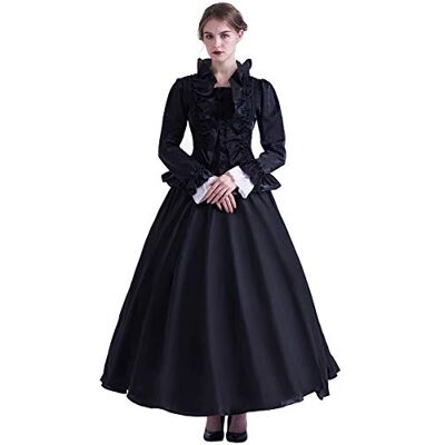 GRACEART Femmes Victorienne Robe avec Jupon Medieval Carnaval Vêtements - Publicité GRACEART Femmes Victorienne Robe avec Jupon Medieval Carnaval Vêtements - Publicité
