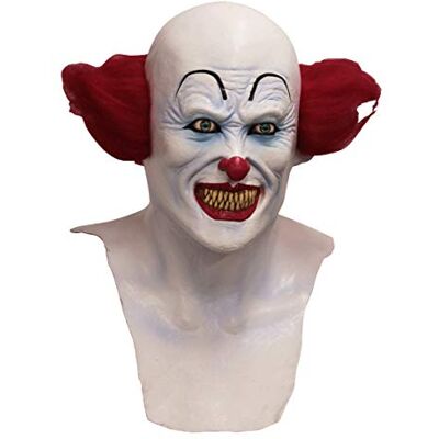 Ghoulish Productions Masque d'Horreur Effrayant, de la gamme Clowns. Ce masque en latex résistant est peint à la main et est parfait pour Halloween. Taille unique adulte. Publicité Ghoulish Productions Masque d'Horreur Effrayant, de la gamme Clowns. Ce masque en latex résistant est peint à la main et est parfait pour Halloween. Taille unique adulte. Publicité