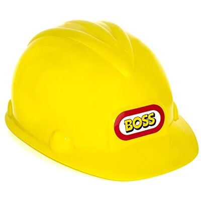 The Glowhouse Casque de chantier jaune pour enfants déguisement de chef de chantier - Publicité The Glowhouse Casque de chantier jaune pour enfants déguisement de chef de chantier - Publicité
