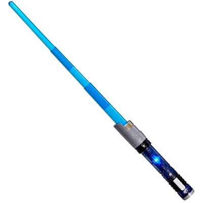 Star Wars Lightsaber Forge Kyber Core Ezra Bridger, sabre laser électronique bleu personnalisable - Publicité Star Wars Lightsaber Forge Kyber Core Ezra Bridger, sabre laser électronique bleu personnalisable - Publicité