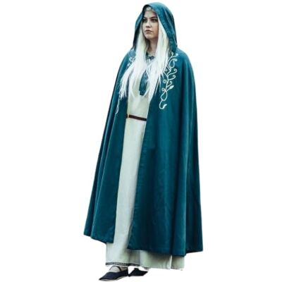 Leonardo Carbone® Cape médiévale Lyra unisexe Vêtements médiévaux pour femme et homme Cape pour homme Costume de Hobbit Vêtements LARP Viking Cosplay Halloween Carnaval 100 % coton - Publicité Leonardo Carbone® Cape médiévale Lyra unisexe Vêtements médiévaux pour femme et homme Cape pour homme Costume de Hobbit Vêtements LARP Viking Cosplay Halloween Carnaval 100 % coton - Publicité