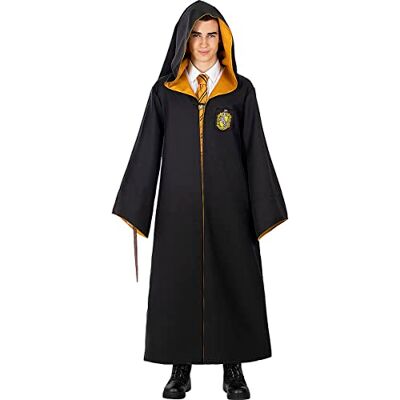 Metamorph - Harry Potter Hufflepuff Umhang Deluxe - Double couche - M - Costume - Publicité Metamorph - Harry Potter Hufflepuff Umhang Deluxe - Double couche - M - Costume - Publicité