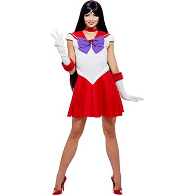 Funidelia - Sailor Mars Costume - Rouge - Polyester - Costume - Publicité Funidelia - Sailor Mars Costume - Rouge - Polyester - Costume - Publicité