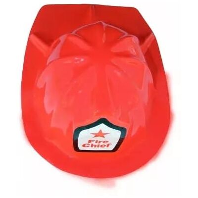 FYCAR Pack 10 Casques Pompier Rouge Taille Enfant PVC - Publicité FYCAR Pack 10 Casques Pompier Rouge Taille Enfant PVC - Publicité
