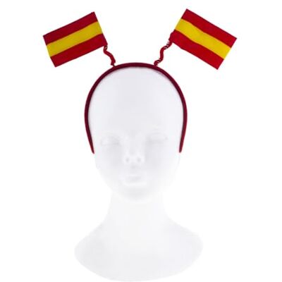 Funny Fashion Serre-Tête Drapeaux Espagne - Publicité Funny Fashion Serre-Tête Drapeaux Espagne - Publicité