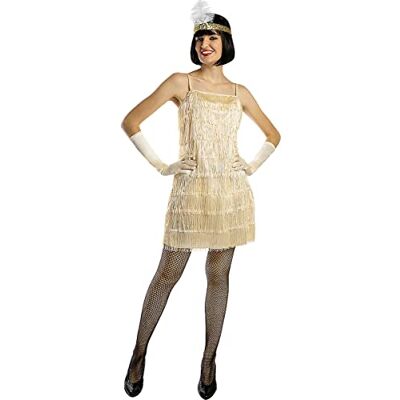 Funiglobal - 1920s Flapper - Or - Costume - Publicité Funiglobal - 1920s Flapper - Or - Costume - Publicité
