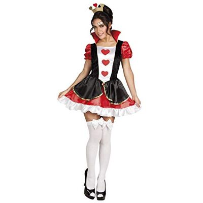 Boland -83857 Reine des Coeurs Costume Femme pour Adultes, Rouge/Noir/Blanc, M, 83857 - Publicité Boland -83857 Reine des Coeurs Costume Femme pour Adultes, Rouge/Noir/Blanc, M, 83857 - Publicité
