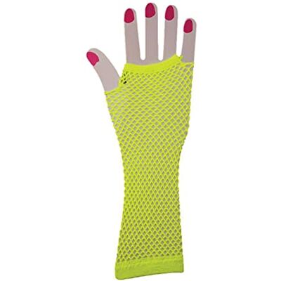 The Glowhouse Gants résille fluo des années 80, courts et longs, couleurs vives - Publicité The Glowhouse Gants résille fluo des années 80, courts et longs, couleurs vives - Publicité