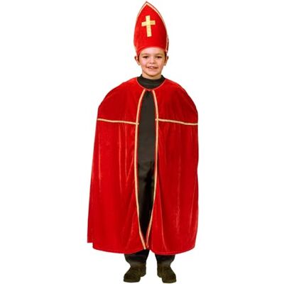 Funny Fashion Costume de Noël pour enfant Saint Nicolas Klaas sinter Klaas 104-134 cm Rouge - Publicité Funny Fashion Costume de Noël pour enfant Saint Nicolas Klaas sinter Klaas 104-134 cm Rouge - Publicité