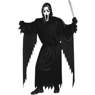 Fun World Costume et masque du Ghost Face de Scream pour adulte, taille unique, déguisement d’Halloween et d'horreur - Publicité Fun World Costume et masque du Ghost Face de Scream pour adulte, taille unique, déguisement d’Halloween et d'horreur - Publicité