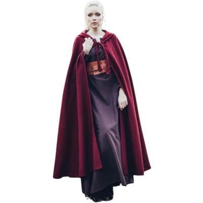 Leonardo Carbone® Cape médiévale classique Elinor Vêtements médiévaux pour femme et homme Cape pour homme Costume de Hobbit Vêtements LARP Viking Cosplay pour homme, Halloween, carnaval - Publicité Leonardo Carbone® Cape médiévale classique Elinor Vêtements médiévaux pour femme et homme Cape pour homme Costume de Hobbit Vêtements LARP Viking Cosplay pour homme, Halloween, carnaval - Publicité