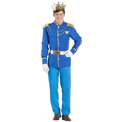 Boland Costume Prince Royal pour hommes, 4 pièces, costume de carnaval pour fête à thème, Halloween ou carnaval, roi - Publicité Boland Costume Prince Royal pour hommes, 4 pièces, costume de carnaval pour fête à thème, Halloween ou carnaval, roi - Publicité