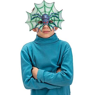 Carnival Toys Demi masque araignée enfant Bleu Taille Unique - Publicité Carnival Toys Demi masque araignée enfant Bleu Taille Unique - Publicité