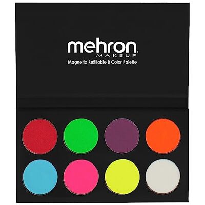 Mehron - Paradise FX Neon UV Glow - 8 Couleurs - Palette - Publicité Mehron - Paradise FX Neon UV Glow - 8 Couleurs - Palette - Publicité