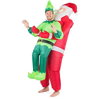Bodysocks Costume de Père Noël et Elfe gonflable pour adulte - Publicité Bodysocks Costume de Père Noël et Elfe gonflable pour adulte - Publicité