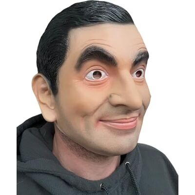 Rubber Johnnies TM Masque En Latex Mr Bean Rowan Atkinson Tv Drôle Déguisement Fête Masque Pour Toute La Tête - Publicité Rubber Johnnies TM Masque En Latex Mr Bean Rowan Atkinson Tv Drôle Déguisement Fête Masque Pour Toute La Tête - Publicité