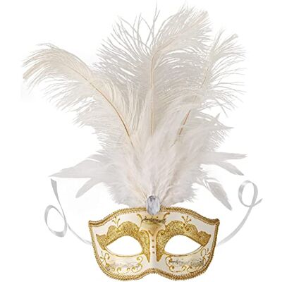 tectake dressforfun 900887 Masque vénitien avec plumes - Publicité tectake dressforfun 900887 Masque vénitien avec plumes - Publicité