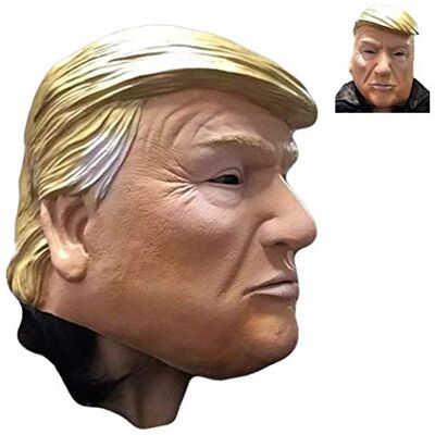 Rubber Johnnies International Donald Trump Latex Mask, Billionaire, Américain US Président, Politicien, Fantaisie - Publicité Rubber Johnnies International Donald Trump Latex Mask, Billionaire, Américain US Président, Politicien, Fantaisie - Publicité
