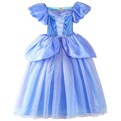Elsa Robe Princesse pour Filles Déguisement Reine des Neiges pour Filles Robe Princesse Filles pour Fêtes, Anniversaires, Déguisements & Halloween Deguisement Robe de Princesse 6-7 ans - Publicité Elsa Robe Princesse pour Filles Déguisement Reine des Neiges pour Filles Robe Princesse Filles pour Fêtes, Anniversaires, Déguisements & Halloween Deguisement Robe de Princesse 6-7 ans - Publicité