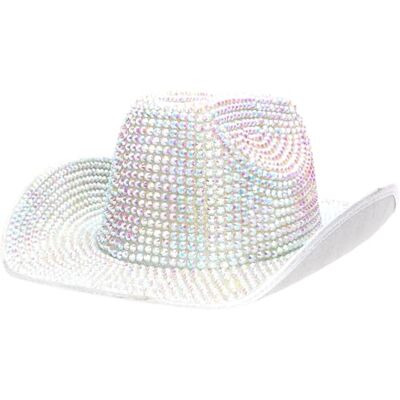 Toyland ® 36 cm (14") Chapeau de cowboy de luxe avec strass irisés Accessoires pour festivals, concerts, déguisements et enterrements de vie de jeune fille 3 couleurs disponibles - Publicité Toyland ® 36 cm (14") Chapeau de cowboy de luxe avec strass irisés Accessoires pour festivals, concerts, déguisements et enterrements de vie de jeune fille 3 couleurs disponibles - Publicité