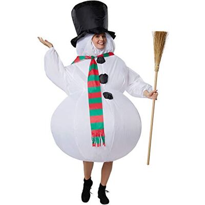 TecTake - Snowman Inflatable Costume - Noir et Blanc - Costumes - Publicité TecTake - Snowman Inflatable Costume - Noir et Blanc - Costumes - Publicité
