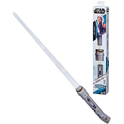 Star Wars Lightsaber Forge Ahsoka Tano, White Customizable Electronic Lightsaber, Toys for 4 Year Old Boys and Girls - Publicité Star Wars Lightsaber Forge Ahsoka Tano, White Customizable Electronic Lightsaber, Toys for 4 Year Old Boys and Girls - Publicité