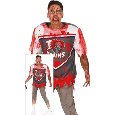 Déguisement de joueur de rugby zombie pour homme - Guirca - Publicité Déguisement de joueur de rugby zombie pour homme - Guirca - Publicité