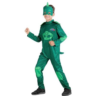 Déguisement Gekko Pj Mask pour 3-4 Ans - Costume - Publicité Déguisement Gekko Pj Mask pour 3-4 Ans - Costume - Publicité