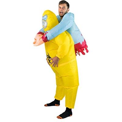 Bodysocks Costume gonflable de zombie à risque nucléaire pour adulte - Publicité Bodysocks Costume gonflable de zombie à risque nucléaire pour adulte - Publicité