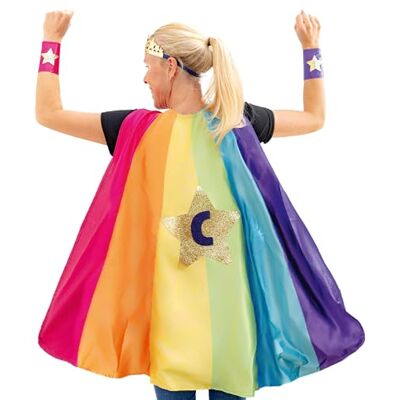 Papierdrachen Ensemble de super-héros cœur berry fille – Avec diadème et manchettes – Jeu de rôle – Déguisement imaginatif – Carnaval – Costume de carnaval - Publicité Papierdrachen Ensemble de super-héros cœur berry fille – Avec diadème et manchettes – Jeu de rôle – Déguisement imaginatif – Carnaval – Costume de carnaval - Publicité