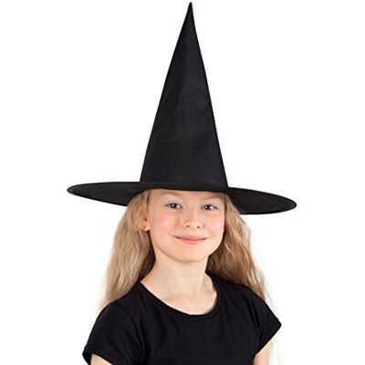 Boland 96919 – Chapeau de Sorcière Ursula pour les enfants, noir, Taille unique - Publicité Boland 96919 – Chapeau de Sorcière Ursula pour les enfants, noir, Taille unique - Publicité