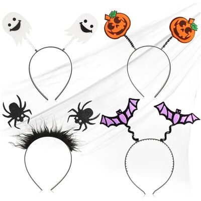 com-four ® Diadème pour Halloween et carnaval – Serre-tête en différentes variantes – Accessoire de costume pour Halloween, carnaval et fêtes à thème - Publicité com-four ® Diadème pour Halloween et carnaval – Serre-tête en différentes variantes – Accessoire de costume pour Halloween, carnaval et fêtes à thème - Publicité