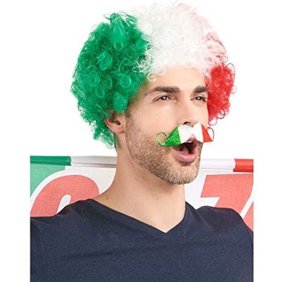 Carnival Toys Perruque afro Italie Coloré Taille Unique - Publicité Carnival Toys Perruque afro Italie Coloré Taille Unique - Publicité