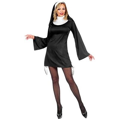 Déguisement de Nonne XL de Widmann - Robe, Bonnet - Publicité Déguisement de Nonne XL de Widmann - Robe, Bonnet - Publicité