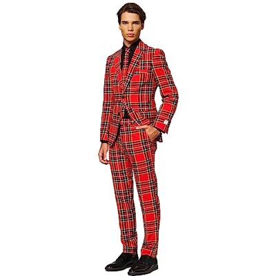 OppoSuits Fun Ugly Christmas for Men – The Lumberjack – Full Suit: Jacket, Pants & Tie Costume d39homme (Lot de 3) Homme - Publicité OppoSuits Fun Ugly Christmas for Men – The Lumberjack – Full Suit: Jacket, Pants & Tie Costume d39homme (Lot de 3) Homme - Publicité