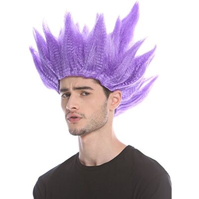 WIG ME UP 91062-P08 Perruque Dame Homme Carnaval Halloween Cosplay Fleur Tulipe démon Violet crêpée - Publicité WIG ME UP 91062-P08 Perruque Dame Homme Carnaval Halloween Cosplay Fleur Tulipe démon Violet crêpée - Publicité