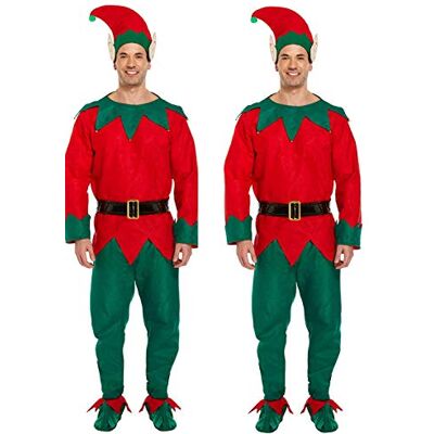 HENBRANDT Adultes Hommes Costume Elfe 2-Pack, Men: Medium - Publicité HENBRANDT Adultes Hommes Costume Elfe 2-Pack, Men: Medium - Publicité