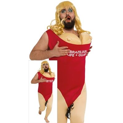 Guirca - Baywatch Sauveteur - Hommes - Combinaison - Costume - Publicité Guirca - Baywatch Sauveteur - Hommes - Combinaison - Costume - Publicité