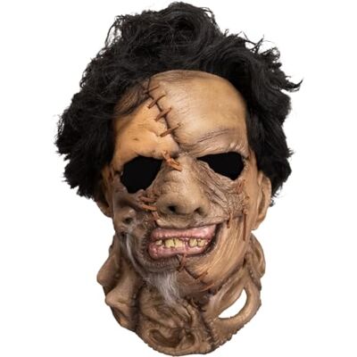 Trick Or Treat Studios Texas Chainsaw Massacre 2 Deluxe Leather Face Mask Standard - Publicité Trick Or Treat Studios Texas Chainsaw Massacre 2 Deluxe Leather Face Mask Standard - Publicité