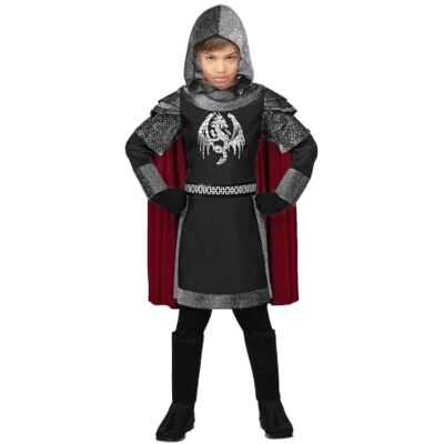 W WIDMANN MILANO Party Fashion Costume pour enfant « Chevalier noir » Costume de guerrier de style médiéval, pour le carnaval, les soirées à thème et les jeux de rôle - Publicité W WIDMANN MILANO Party Fashion Costume pour enfant « Chevalier noir » Costume de guerrier de style médiéval, pour le carnaval, les soirées à thème et les jeux de rôle - Publicité
