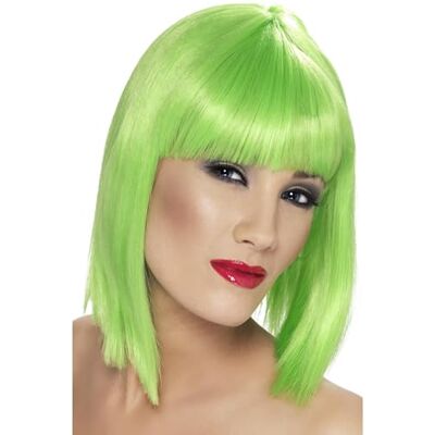 Perücke Glam Vert Neon de Smiffys - Accessoire capillaire - Publicité Perücke Glam Vert Neon de Smiffys - Accessoire capillaire - Publicité