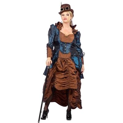 Metamorph - Steampunk Kleid Copper Blue - Copper Blue - 38 - Steampunk dress - Publicité Metamorph - Steampunk Kleid Copper Blue - Copper Blue - 38 - Steampunk dress - Publicité