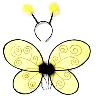 Great Pretenders Creative Education's Bumble Bee Wings With Headband (One Size) - Publicité Great Pretenders Creative Education's Bumble Bee Wings With Headband (One Size) - Publicité