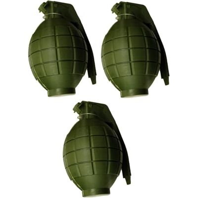 Toyland® Pack de 3 Grenades à Main Green Toy Army pour Enfants avec lumière Clignotante et Son Jeu de rôle - Publicité Toyland® Pack de 3 Grenades à Main Green Toy Army pour Enfants avec lumière Clignotante et Son Jeu de rôle - Publicité