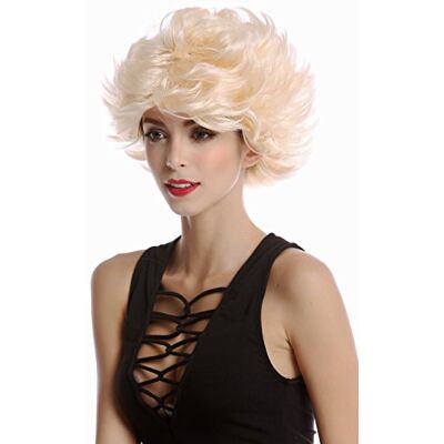 WIG ME UP XH-H10-P88 Perruque Dame Carnaval Courte Sexy Sauvage crêpée années 80 Blond Clair - Publicité WIG ME UP XH-H10-P88 Perruque Dame Carnaval Courte Sexy Sauvage crêpée années 80 Blond Clair - Publicité