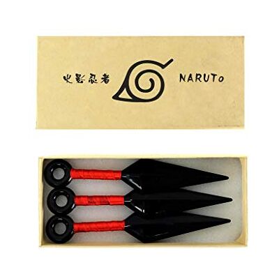 Naruto Shinobi Ninja Set 3 x Kunai 8 cm Accessoire de Costume PVC Plastik Cosplay Réplika - Publicité Naruto Shinobi Ninja Set 3 x Kunai 8 cm Accessoire de Costume PVC Plastik Cosplay Réplika - Publicité