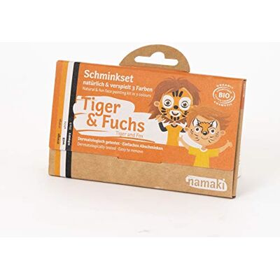 Namaki cosmetics Kids Face Painting Set Tiger & Fox - Publicité Namaki cosmetics Kids Face Painting Set Tiger & Fox - Publicité