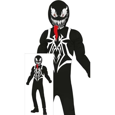 Costume enfant Venom de Guirca - Taille S 101-109 cm - Publicité Costume enfant Venom de Guirca - Taille S 101-109 cm - Publicité