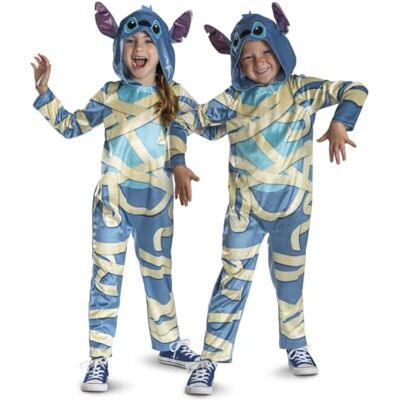 Disney Déguisement Lilo & Stitch pour Enfants Momie Taille S (5 à 6 Ans) Licence Officielle Costume Stitch Momie Halloween Combinaison Stitch- Tenue Carnaval et Fête - Publicité Disney Déguisement Lilo & Stitch pour Enfants Momie Taille S (5 à 6 Ans) Licence Officielle Costume Stitch Momie Halloween Combinaison Stitch- Tenue Carnaval et Fête - Publicité